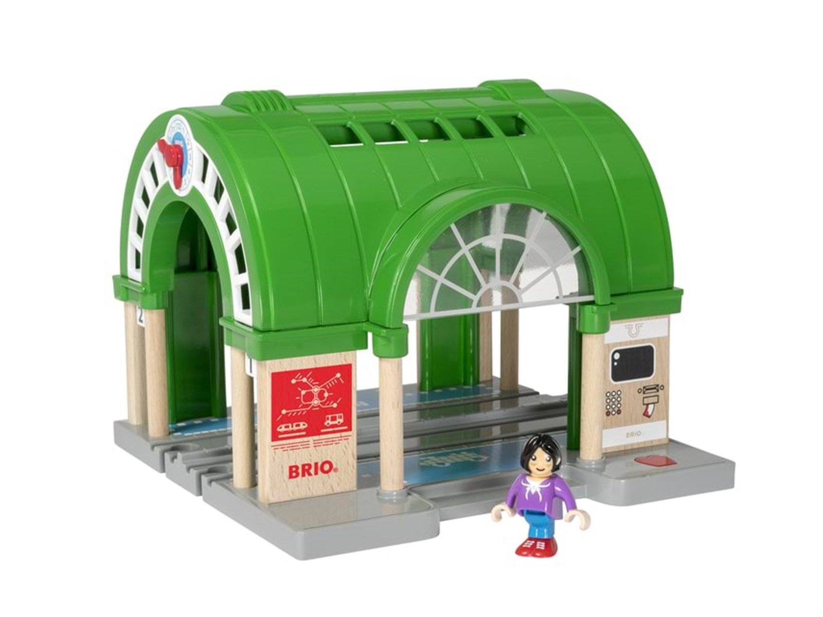 Brio Neuer Hauptbahnhof mit Ticketautomat Brio Neuer Hauptbahnhof mit Ticketautomat